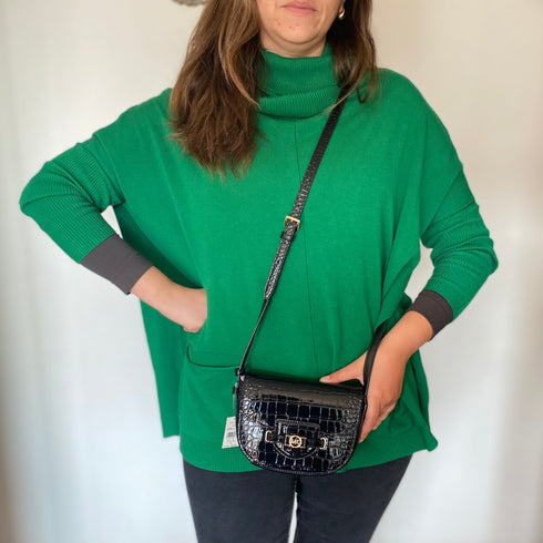 Crossbody Michael Kors Reed small Negro